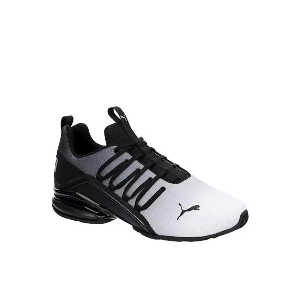 New PUMA Axelion Casual Shoes Athletic Sneakers Mens White MixEd Blue